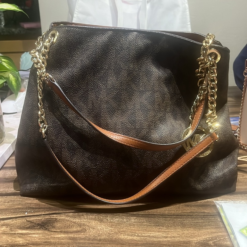 Michael Kors Frankie leather handbag